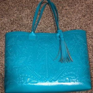 Carolina Crowley tooled handbag